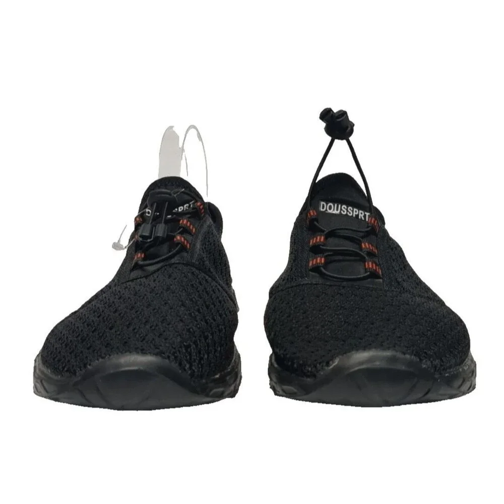 Doussport Water Shoes Quick Drying Sports Aqua Sandals Men Black US 11 / EU 45